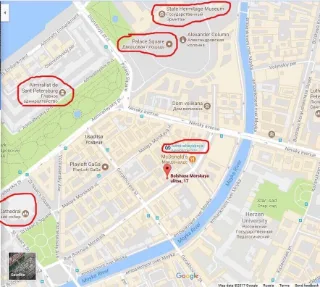 Комната, 22 м², ст. м. Адмиралтейская